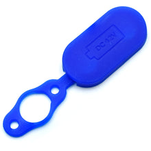 Gummilochabdeckung für das Ladekabel - magnetisch, blau