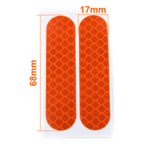 Front Wheel Sticker Cover Reflector