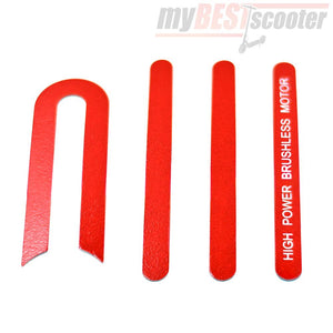 Genuine Front & Rear Wheel Sticker Cover Reflector Set